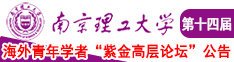 艹b色南京理工大学第十四届海外青年学者紫金论坛诚邀海内外英才！